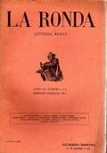 La RONDA LETTERARIA MENSILE 1921 numero 1-2