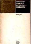 Manuale di politica economica. volume 1