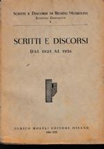 Scritti e discorsi. Dal 1925 al 1926