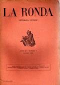 La RONDA LETTERARIA MENSILE 1921 numero 7