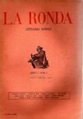 La RONDA LETTERARIA MENSILE 1919 Anno 1 numero 4