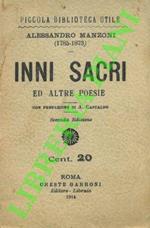 Inni sacri ed altre poesie. Seconda edizione