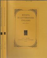 Rivista di letteratura italiana 2009 XXVII N. 1, 2