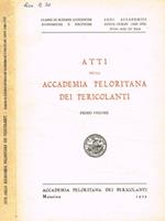 Atti della Accademia Peloritana dei Pericolanti. Vol.I, anni accademici 1945-1972