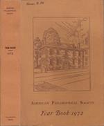 American Philosophical Society - Year Book 1972