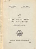 Atti della Accademia Peloritana dei Pericolanti. Lettere filosofia e belle arti