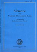 Memorie della Accademia delle Scienze di Torino. Classe di scienze fisiche, matematiche e naturali. Serie V, volume 33