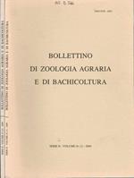 Bollettino di Zoologia Agraria e di Bachicoltura