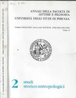 Annali della facoltà di lettere e filosofia Università degli studi di Perugia Volume XXXI-XXXII nuova serie XVII-XVIII, 1993/1994-1994/1995 tomo II