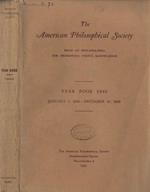 The American Philosophical Society held at Philadelphia for promoting useful knowledge year book 1949 january 1, 1949 – december 31, 1949