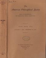 The American Philosophical Society held at Philadelphia for promoting useful knowledge year book 1953 january 1, 1953 – december 31, 1953