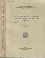 Atti dell'Accademia di Scienze Morali e Politiche in Napoli Volume LXXI (1960)