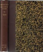 Proceedings of the American Philosophical Society Volume LXXI 1932