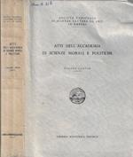 Atti dell'Accademia di Scienze Morali e Politiche Volume LXXVIII (1967)