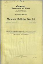 Museum Bulletin No. 13 biological series, No. 5 february 1915 Geological Survey