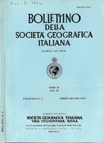 Bollettino della Società Geografica Italiana serie XI Vol. XI Fascicolo 2 1994
