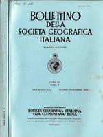 Bollettino della Società Geografica Italiana serie XII Vol. V Fascicolo 3 2000