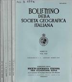 Bollettino della Società Geografica Italiana serie XI Vol. VIII Fascicolo 1-3, 4-6, 7-9, 10-12 1991