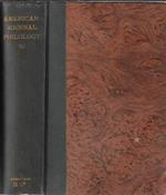 The american journal of philology Vol. XXXVI 1915