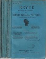 Revue des travaux de l'Académie des sciences morales et politiques et comptes-rendus e ses séances année 1939 n. 1, 2, 3, 4