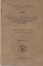 Determination of the difference in Longitude between each two of the stations Washington, Cambridge, and Far Rockaway special publication N. 35
