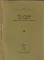 Quaderni per la storia dell'Università di Padova 11 (1978)