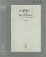 Annali della Fondazione Luigi Einaudi - Torino