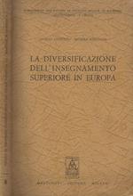 La Diversificazione Dell'Insegnamento Superiore in Europa