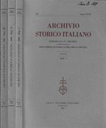 Archivio storico italiano anno 2008 Disp. I, II, III