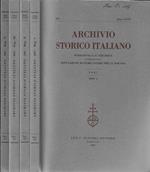 Archivio storico italiano anno 2007 Disp. I, II, III, IV