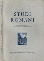 Studi romani n. 1 Anno 1965