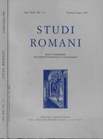 Studi romani nn. 1-2 Anno 1994