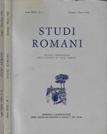 Studi romani n. 1/3-4 Anno 1983