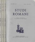 Studi romani n. 1-2-4 Anno 1978