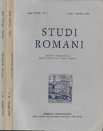 Studi romani n. 3-4 Anno 1980