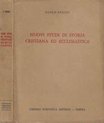 Nuovi studi di storia cristiana ed ecclesiastica