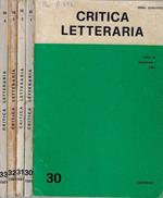 Critica letteraria anno 1981 N. 30, 31, 32, 33 (annata completa)