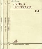 Critica letteraria anno 2002 N. 114, 115-116, 117 (annata completa)