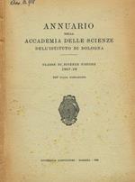 Annuario della Accademia delle scienze dell'Istituto di Bologna. Classe di scienze fisiche 1957-58