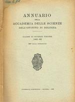 Annuario della Accademia delle scienze dell'Istituto di Bologna. Classe di scienze fisiche 1961-62