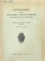 Annuario della Accademia delle scienze dell'Istituto di Bologna. Classe di scienze fisiche 1962-63