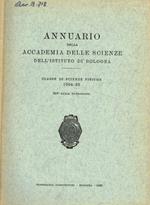 Annuario della Accademia delle scienze dell'Istituto di Bologna. Classe di scienze fisiche 1964-65