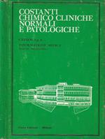 Costanti chimico cliniche normali e patologiche