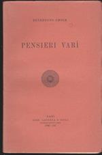 Pensieri vari