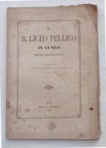 Il R. Liceo Pellico in Cuneo nell'anno scolastico 1874-75