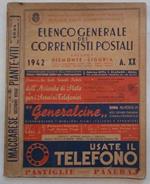Elenco generale dei correntisti postali. Volume I. Piemonte-Liguria