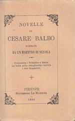 Novelle di Cesare Balbo