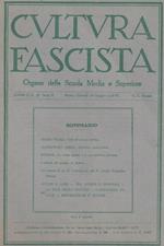 Rivista Cultura Fascista Anno Ii N.38 Organo Scuola