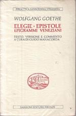 Elegie Epistole Epigrammi Veneziani