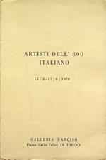 Artisti dell’800 italiano, presentati in collaborazione con lo studio Paul Nicholls: Galleria Narciso, 12/5-17/6/1978